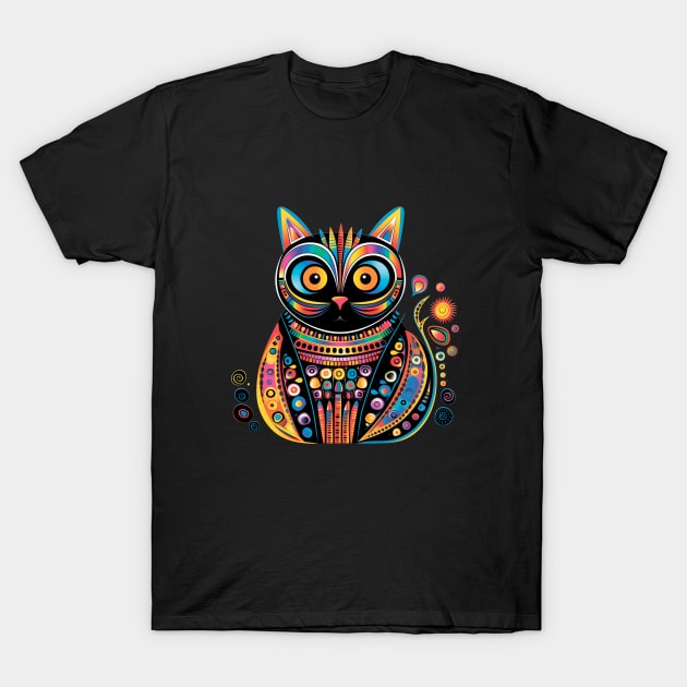 Art cat, beautiful bright illustration. T-Shirt by Art KateDav